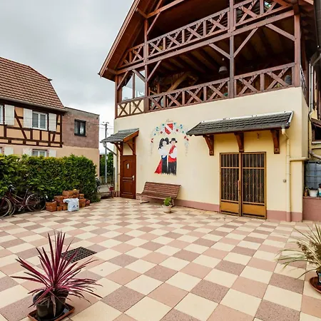 Lovely With Ac And Big Private Terrace Apartment Zellwiller